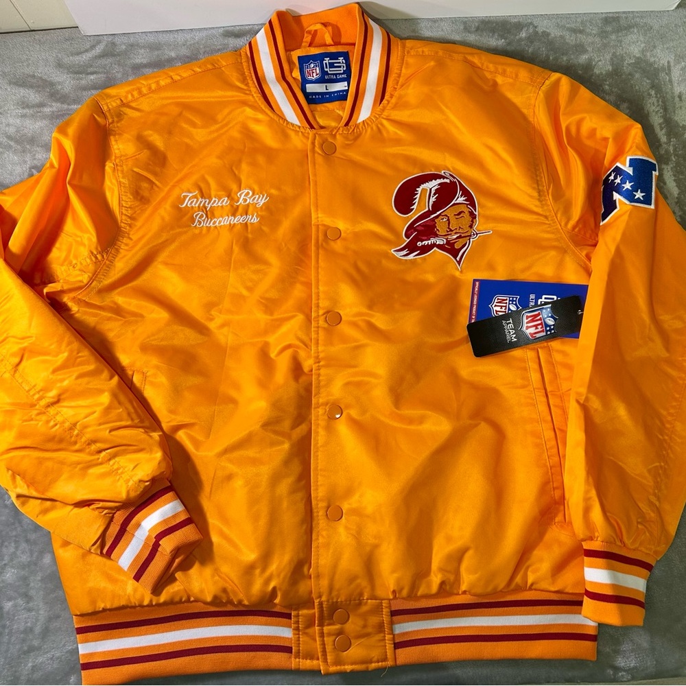 Tampa Bay Buccaneers Orange Varsity Jacket